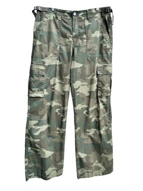 Anthropologie Sanctuary Reissue Camouflage Cargo Pants Camo Size Large